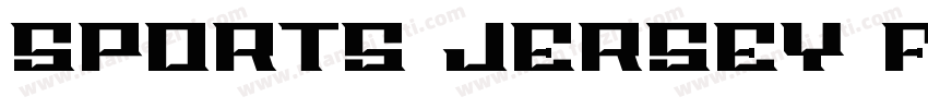 Sports Jersey Font字体转换